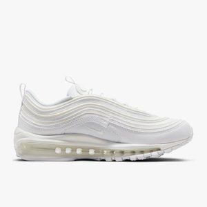 Nike Air Max 97 By You Custom Women's Shoes White/White/White Size 9.5